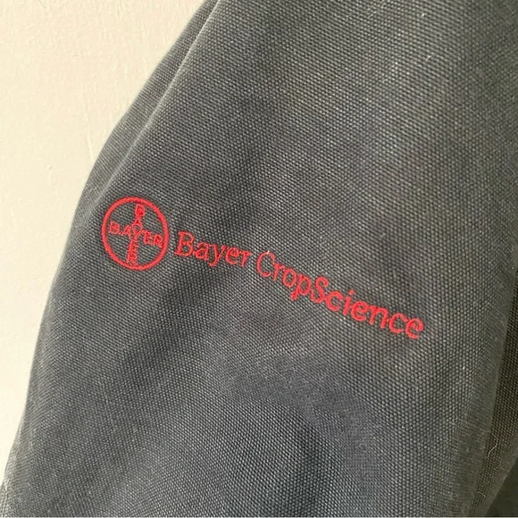 Carhartt Detroit Jacket Black Cottom Canvas Farmer Proceed Personalized Mens XL - Picture 4 of 11